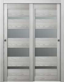 AVON 07-01 VETRO RIBEIRA ASH BYPASS BELLDINNI MODERN INTERIOR DOOR - 1