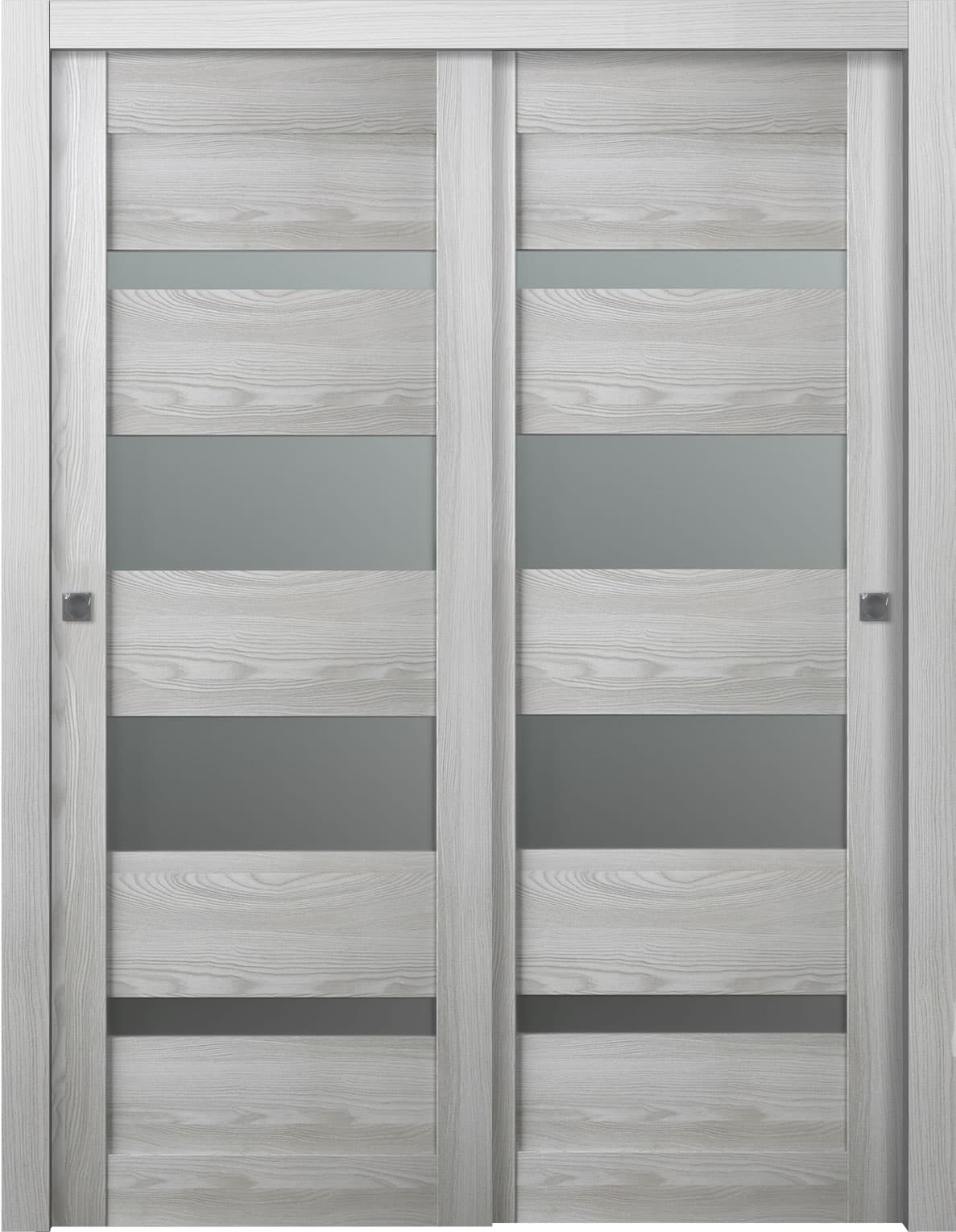 AVON 07-01 VETRO RIBEIRA ASH BYPASS BELLDINNI MODERN INTERIOR DOOR - 1