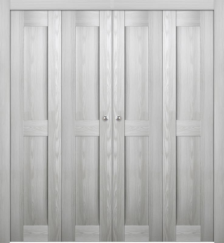 AVON 07 RN RIBEIRA ASH DOUBLE BI-FOLD BELLDINNI MODERN INTERIOR DOOR - 1