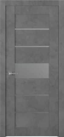 AVON 07-06 VETRO DARK URBAN SWING BELLDINNI MODERN INTERIOR DOOR - 1