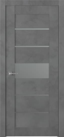 AVON 07-06 VETRO DARK URBAN SWING BELLDINNI MODERN INTERIOR DOOR - 1