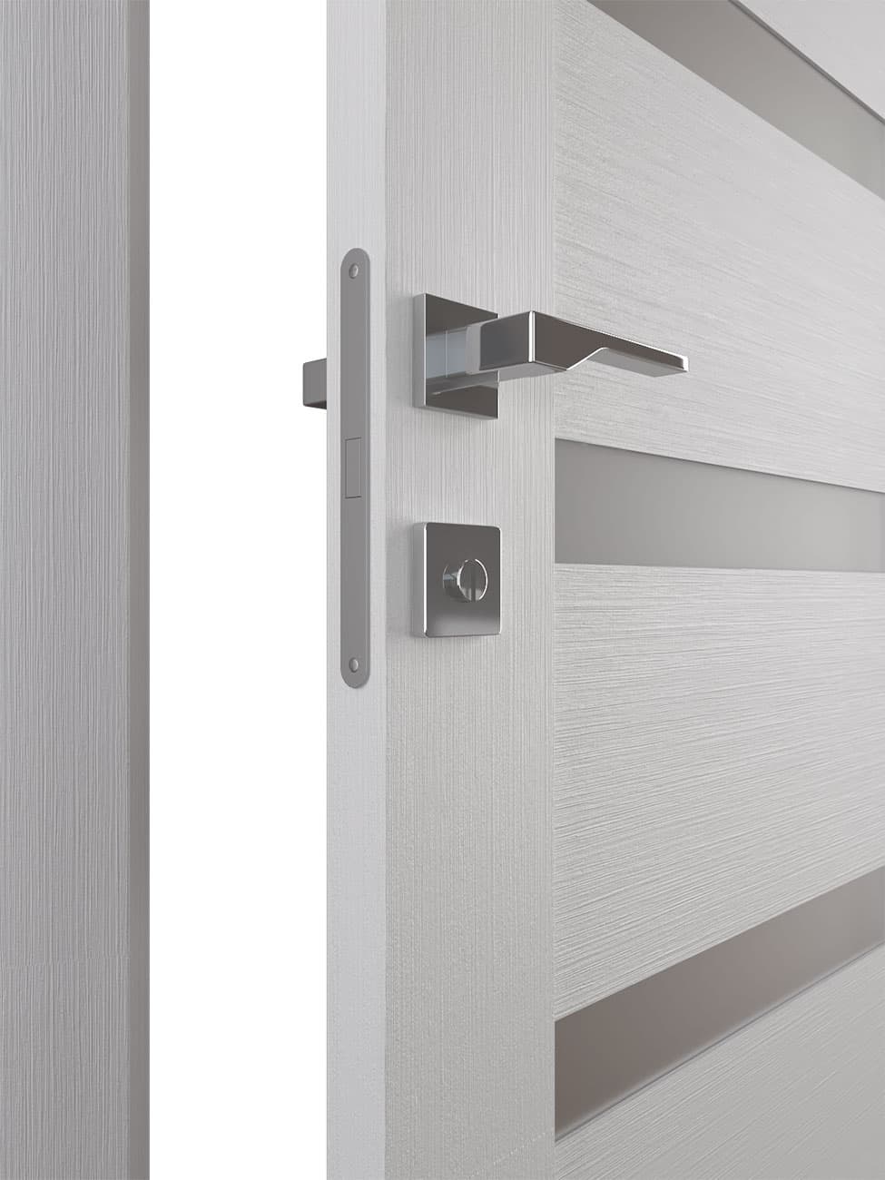 DORA VETRO BIANCO NOBLE DOUBLE BELLDINNI MODERN INTERIOR DOOR - 6