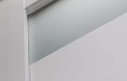 LETI VETRO BIANCO NOBLE DOUBLE BELLDINNI MODERN INTERIOR DOOR - 6