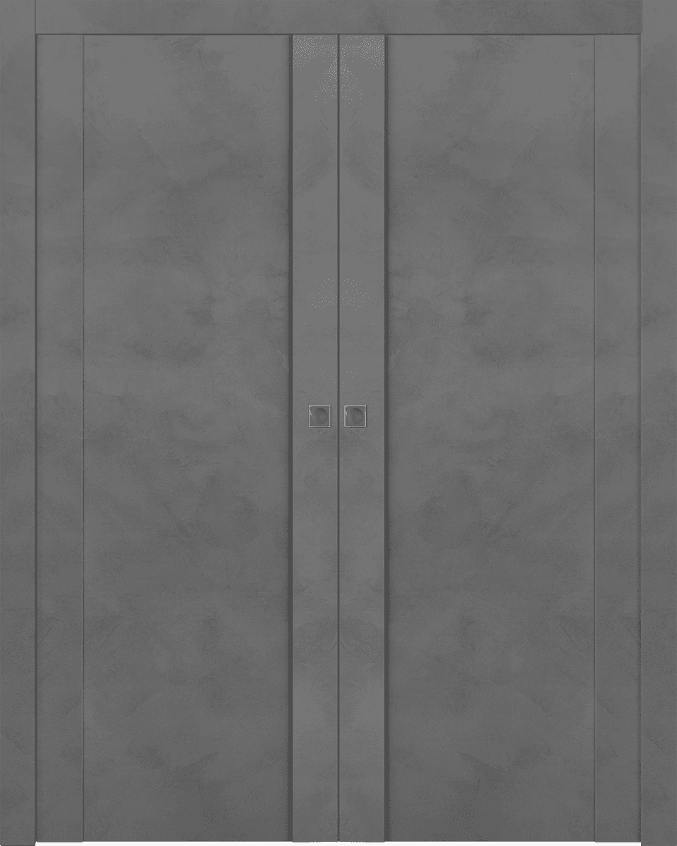 AVON 01 DARK URBAN DOUBLE POCKET DOORS BELLDINNI MODERN INTERIOR DOOR - 1