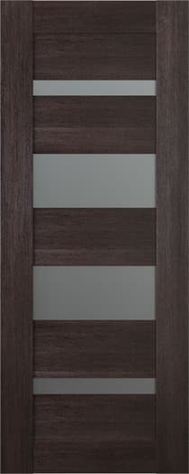 AVON 07-01 VETRO VERALINGA OAK SLAB BELLDINNI MODERN INTERIOR DOOR - 1