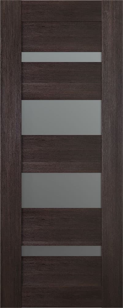 AVON 07-01 VETRO VERALINGA OAK SLAB BELLDINNI MODERN INTERIOR DOOR - 1