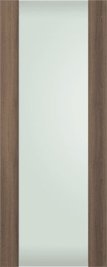 AVON 202 VETRO PECAN NUTWOOD SLAB DOORS BELLDINNI MODERN INTERIOR DOOR - 1
