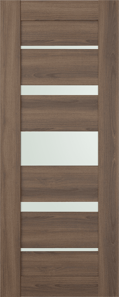 AVON 07-03 VETRO PECAN NUTWOOD SLAB DOORS BELLDINNI MODERN INTERIOR DOOR - 1