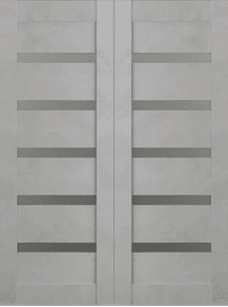 AVON 07-04 VETRO LIGHT URBAN DOUBLE BI-FOLD BELLDINNI MODERN INTERIOR DOOR - 2