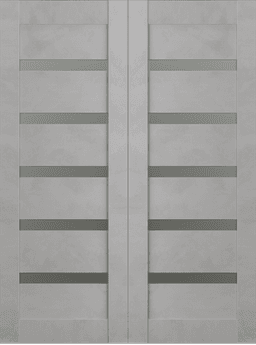 AVON 07-04 VETRO LIGHT URBAN DOUBLE BI-FOLD BELLDINNI MODERN INTERIOR DOOR - 2