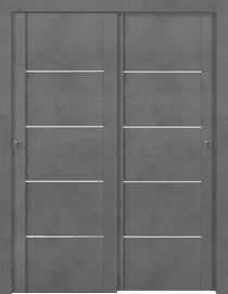 AVON 01 4H DARK URBAN BYPASS DOORS BELLDINNI MODERN INTERIOR DOOR - 1