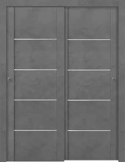 AVON 01 4H DARK URBAN BYPASS DOORS BELLDINNI MODERN INTERIOR DOOR - 1