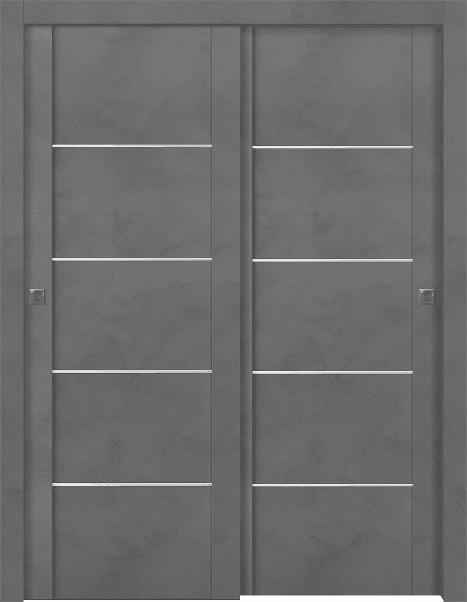 AVON 01 4H DARK URBAN BYPASS DOORS BELLDINNI MODERN INTERIOR DOOR - 1