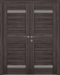 IMMA VETRO GRAY OAK DOUBLE BELLDINNI MODERN INTERIOR DOOR - 1