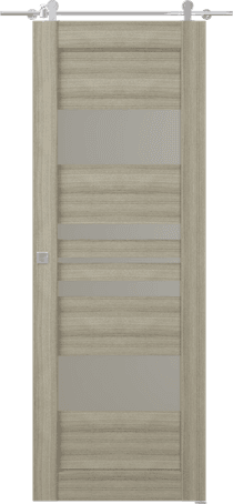 ROMI VETRO SHAMBOR DOUBLE BARN BELLDINNI MODERN INTERIOR DOOR - 1