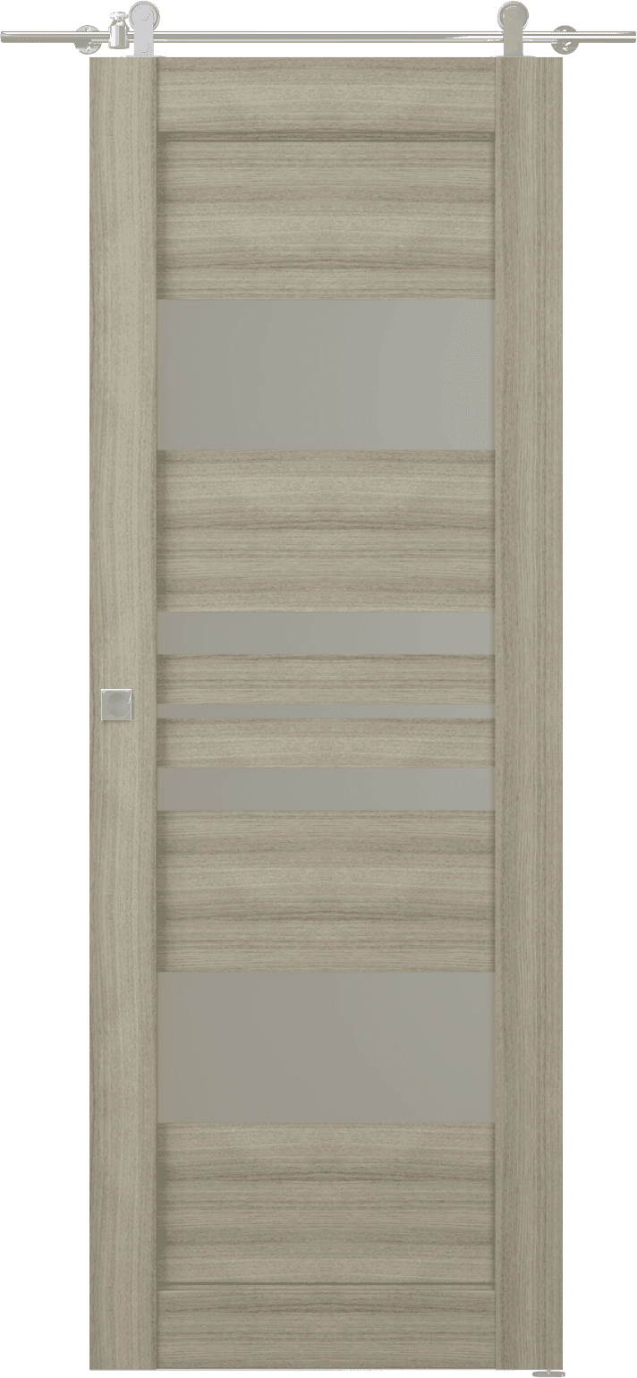 ROMI VETRO SHAMBOR DOUBLE BARN BELLDINNI MODERN INTERIOR DOOR - 1