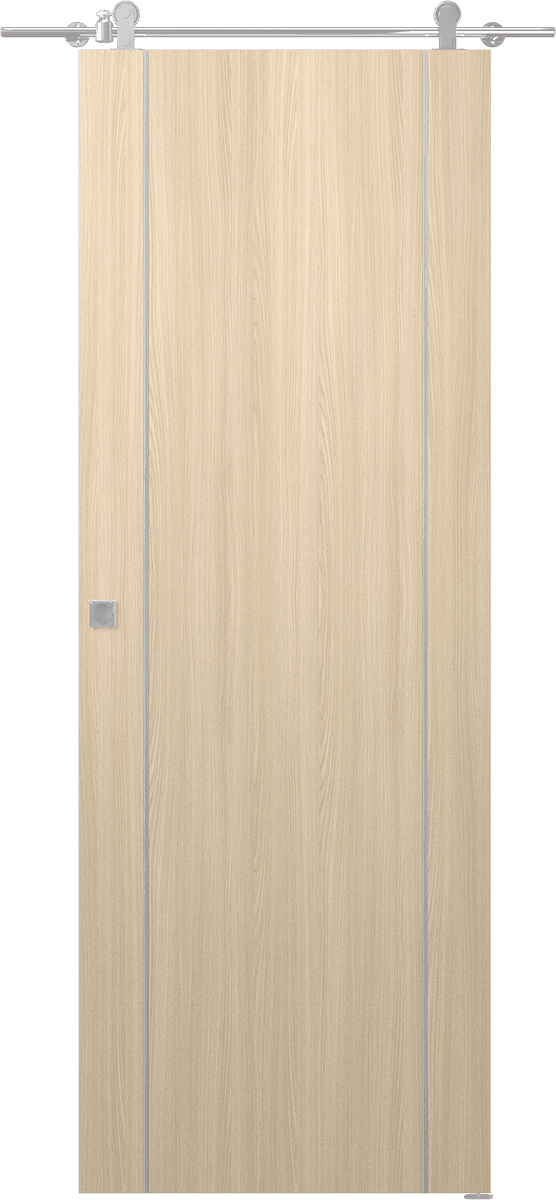 OPTIMA 2U LOIRE ASH DOUBLE BARN DOORS BELLDINNI MODERN INTERIOR DOOR - 1