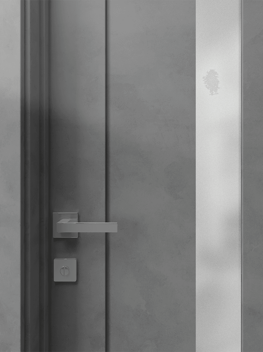 AVON 101 VETRO DARK URBAN BARN DOORS BELLDINNI MODERN INTERIOR DOOR - 5