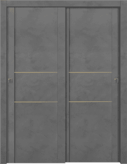 AVON 01 2H GOLD DARK URBAN BYPASS DOORS BELLDINNI MODERN INTERIOR DOOR - 1