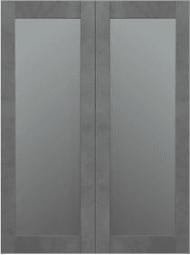 AVON 207 VETRO DARK URBAN DOUBLE BARN BELLDINNI MODERN INTERIOR DOOR - 2