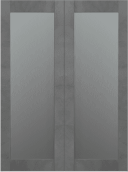 AVON 207 VETRO DARK URBAN DOUBLE BARN BELLDINNI MODERN INTERIOR DOOR - 2