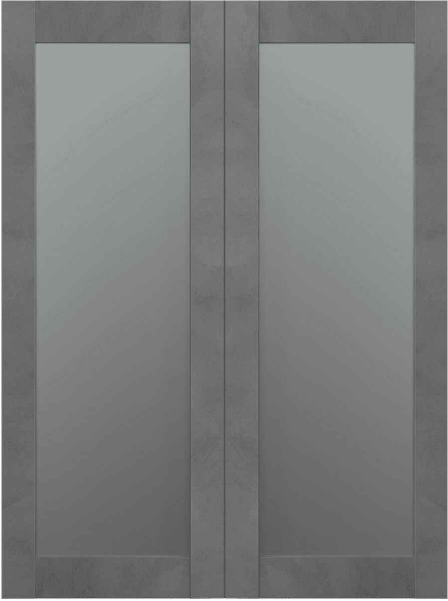 AVON 207 VETRO DARK URBAN DOUBLE BARN BELLDINNI MODERN INTERIOR DOOR - 2