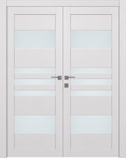 LETI VETRO BIANCO NOBLE CLOSET BELLDINNI MODERN INTERIOR DOOR - 1