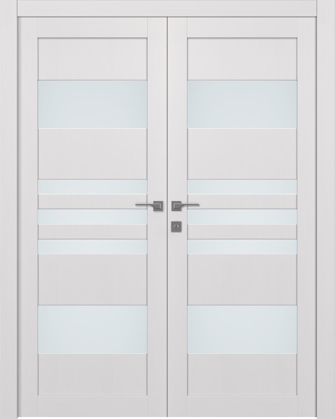 LETI VETRO BIANCO NOBLE CLOSET BELLDINNI MODERN INTERIOR DOOR - 1