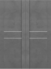 AVON 01 2HN DARK URBAN DOUBLE BI-FOLD BELLDINNI MODERN INTERIOR DOOR - 3