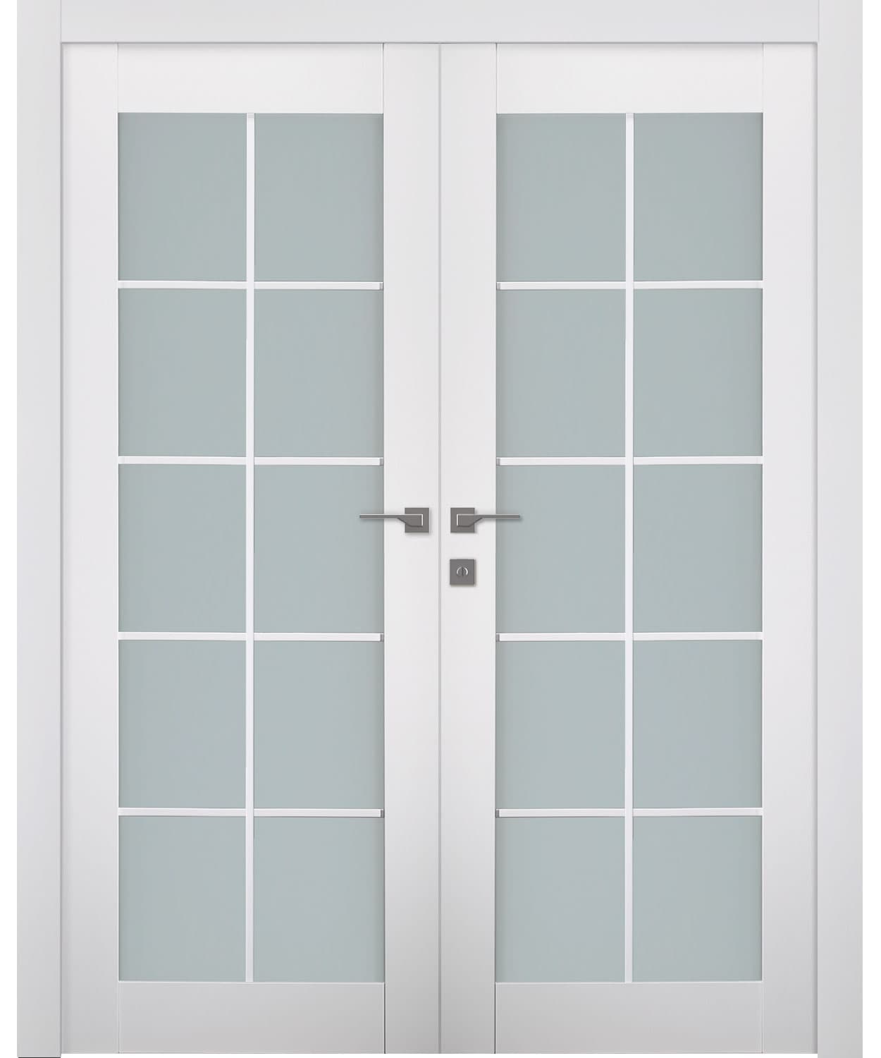 SMART PRO 10 LITE VETRO POLAR WHITE CLOSET BELLDINNI MODERN INTERIOR DOOR - 1