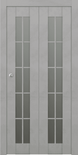 AVON 10 LITE VETRO LIGHT URBAN BI-FOLD BELLDINNI MODERN INTERIOR DOOR - 1