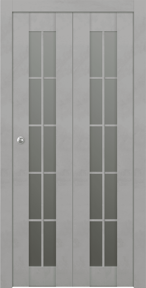 AVON 10 LITE VETRO LIGHT URBAN BI-FOLD BELLDINNI MODERN INTERIOR DOOR - 1