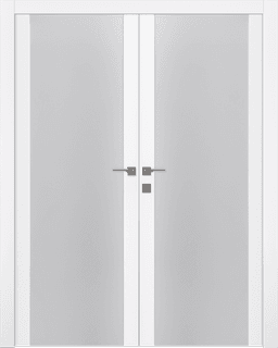 PALLADIO 202 VETRO BIANCO NOBLE CLOSET BELLDINNI MODERN INTERIOR DOOR - 1