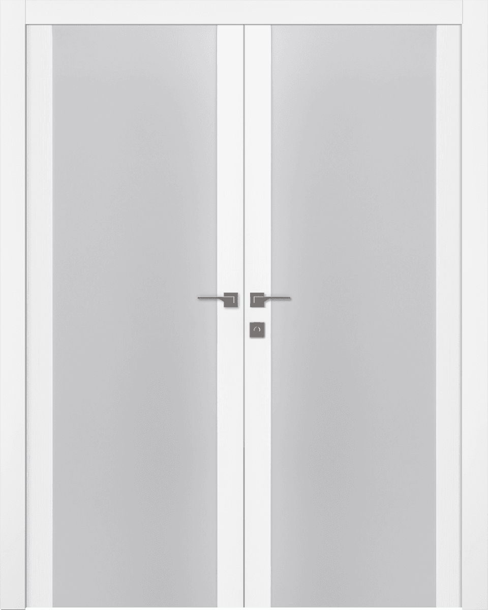 PALLADIO 202 VETRO BIANCO NOBLE CLOSET BELLDINNI MODERN INTERIOR DOOR - 1
