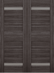 IMMA VETRO GRAY OAK DOUBLE BI-FOLD BELLDINNI MODERN INTERIOR DOOR - 2