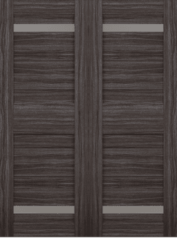 IMMA VETRO GRAY OAK DOUBLE BI-FOLD BELLDINNI MODERN INTERIOR DOOR - 2