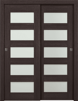 AVON 07-07 VETRO VERALINGA OAK BYPASS DOORS BELLDINNI MODERN INTERIOR DOOR - 1
