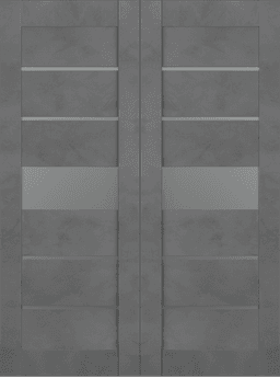 AVON 07-06 VETRO DARK URBAN DOUBLE BARN BELLDINNI MODERN INTERIOR DOOR - 2