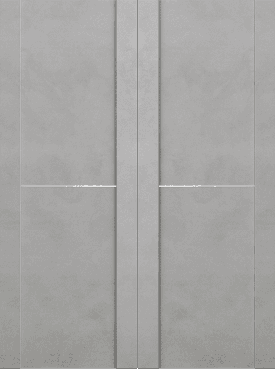 AVON 01 1H LIGHT URBAN DOUBLE BI-FOLD BELLDINNI MODERN INTERIOR DOOR - 2