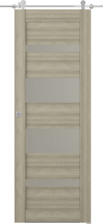 MIRELLA VETRO SHAMBOR DOUBLE BARN BELLDINNI MODERN INTERIOR DOOR - 1