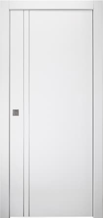 SMART PRO 2V POLAR WHITE POCKET BELLDINNI MODERN INTERIOR DOOR - 1