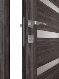 RITA VETRO GRAY OAK POCKET BELLDINNI MODERN INTERIOR DOOR - 2