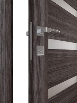 RITA VETRO GRAY OAK POCKET BELLDINNI MODERN INTERIOR DOOR - 2