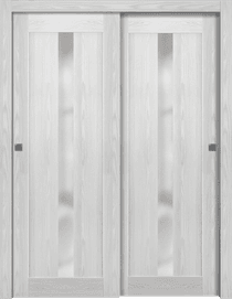 AVON 101 VETRO RIBEIRA ASH BYPASS DOORS BELLDINNI MODERN INTERIOR DOOR - 1