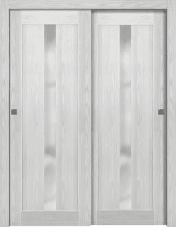 AVON 101 VETRO RIBEIRA ASH BYPASS DOORS BELLDINNI MODERN INTERIOR DOOR - 1