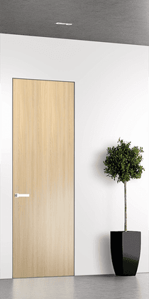 OPTIMA LOIRE ASH INVISIBLE METAL FRAME BELLDINNI MODERN INTERIOR DOOR - 1