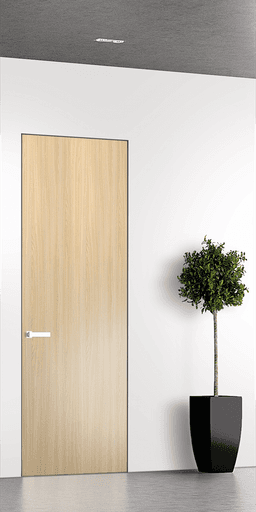 OPTIMA LOIRE ASH INVISIBLE METAL FRAME BELLDINNI MODERN INTERIOR DOOR - 1