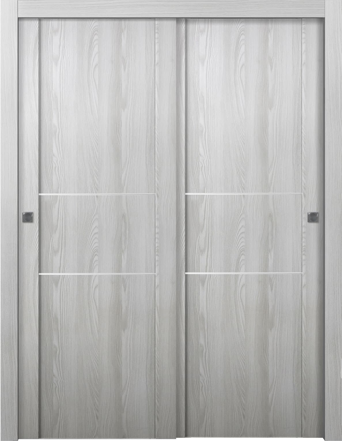 AVON 01 2H RIBEIRA ASH BYPASS DOORS BELLDINNI MODERN INTERIOR DOOR - 1