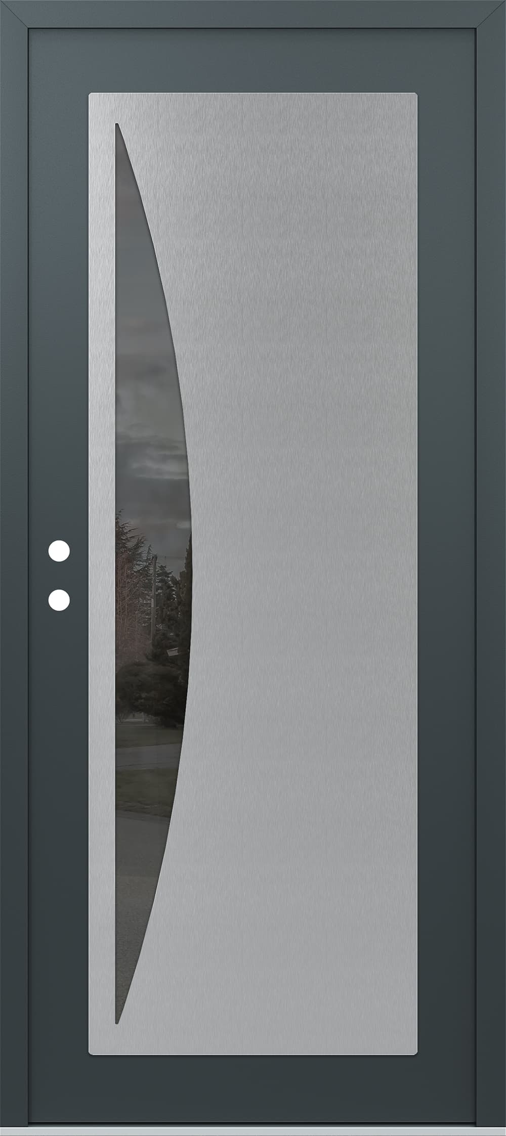 Modern Steel Front Door Diamond C13 - 2