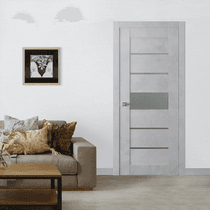AVON 07-06 VETRO LIGHT URBAN SWING BELLDINNI MODERN INTERIOR DOOR - 2